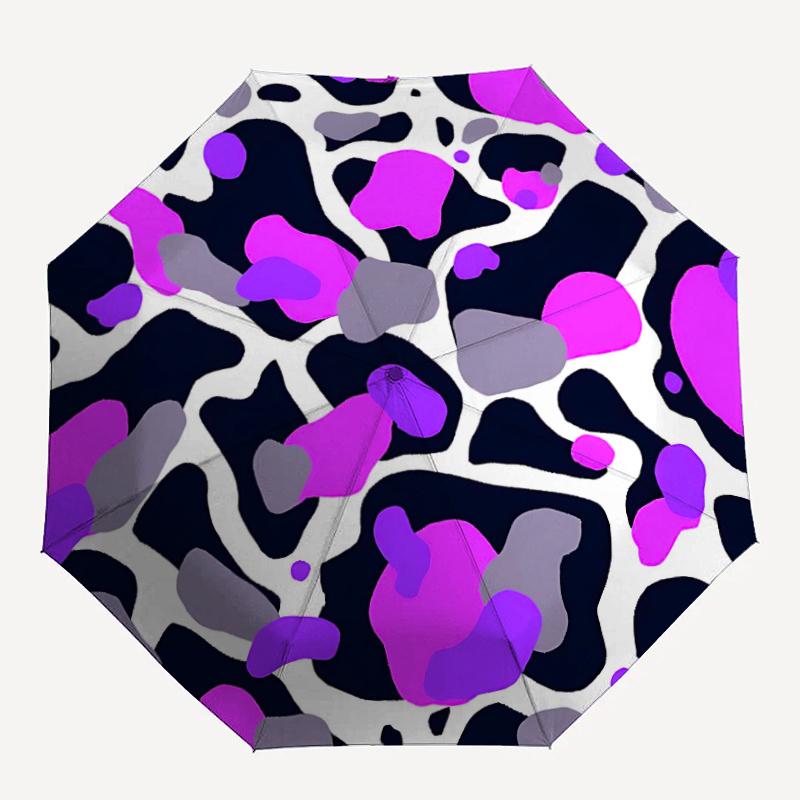 

1pc Abstract PatternAutomatic Open/close Umbrella, 8-Rib sturdy structure, Portable Travel Umbrella, Parties, Everyday Usec30