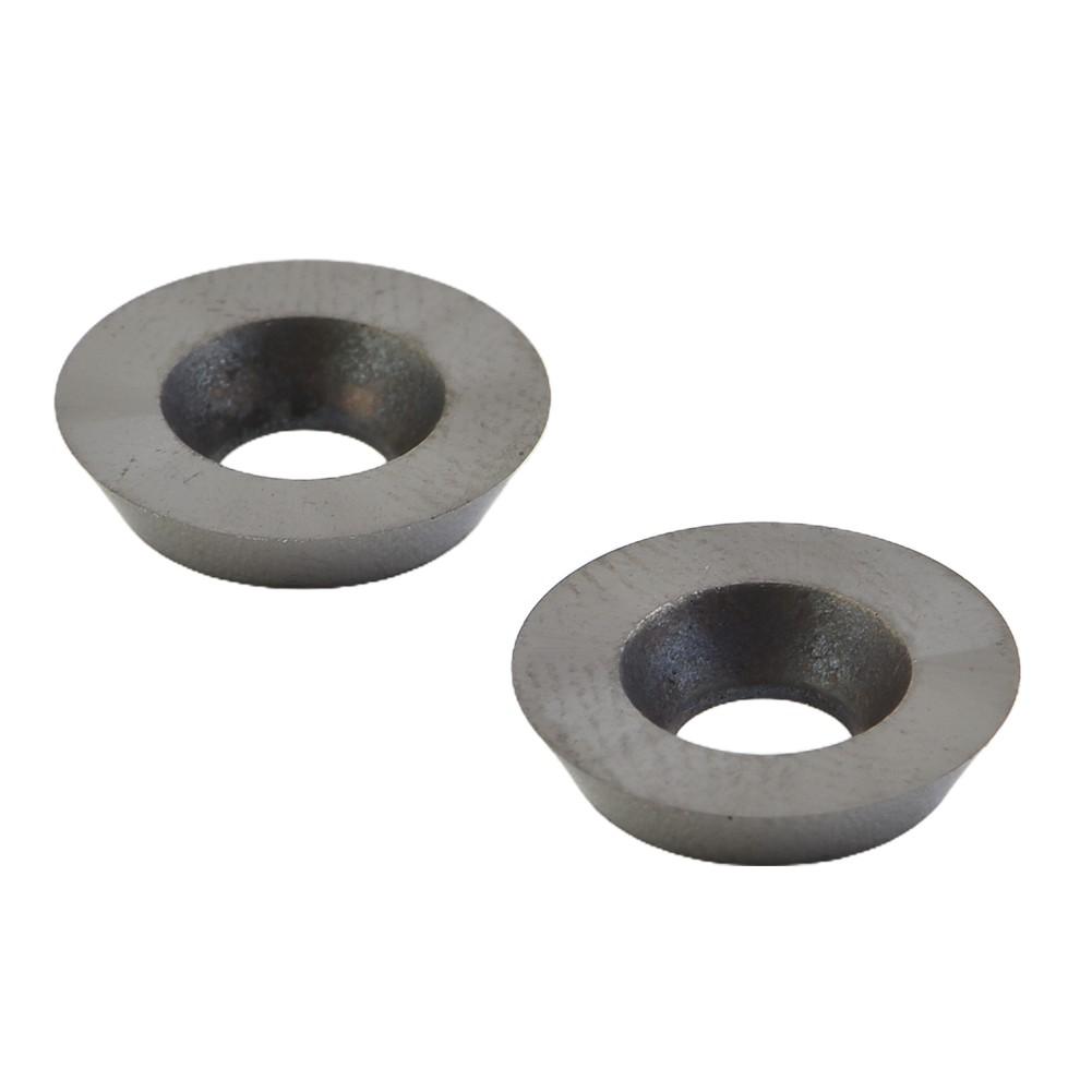 10Pcs 30° Round 12x2.5mm Carbide Inserts Cutters Knives Replacement Lathe Blade