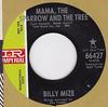 7inch Record BILLY MIZE  Mama The Sparrow And The Tree 66427 Imperial 1969 US World Music Used