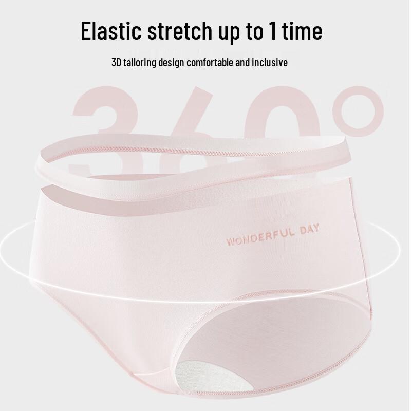 Xueqiman Women's 7A Antibacterial Pure Cotton Briefs