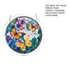 Yousheng Acrylic Sun Catcher Puzzle Colorful Window Decoration with Hanging Chain DIY Suncatcher Kit for Adults Home Garden