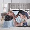 Song Kang mein Dämonen-Schauspieler Decke Weiche Lustige Plüsch-Kuscheldecke Für Heimdekoration Reise Büro Flanell-Tagesdecke Bettbezug