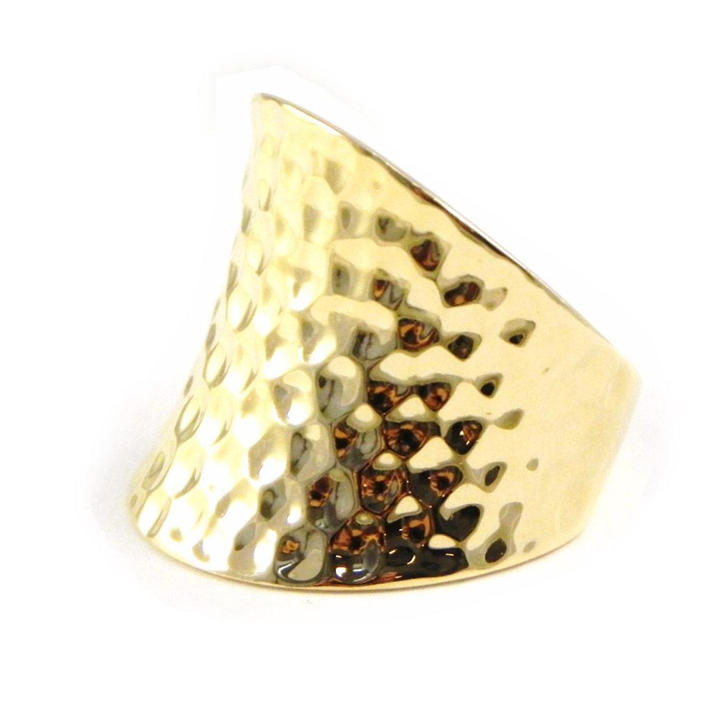Bague Plaqué Or 'Cléopatra' doré - 22 mm