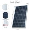 300W/600W Portable Solar Panel Kit with 12V 100A Charging Controller Suitable for RV and Outdoor Camping Off Grid Systems 4