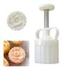Camellia Flower Mooncake Press Mold Cookie Stamps Chinese MidAutumn Moon Cake Makers Decoration Tool for DIY Cookie