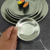304 Stainless Steel Cake Plate Portable Condiment Serving Tray Simple Fruit Plate  Table Decor