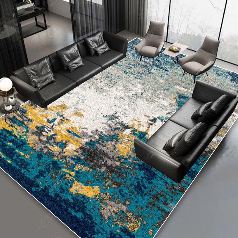 

Modern Geometric Carpet for Living Room Large Area Home Sofa Non-slip Rugs Bedroom Decoration Washable Floor Mats Customizable 60x90cm