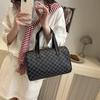New commuter versatile retro large-capacity tote bag fashion printing niche hand bag pillow bag