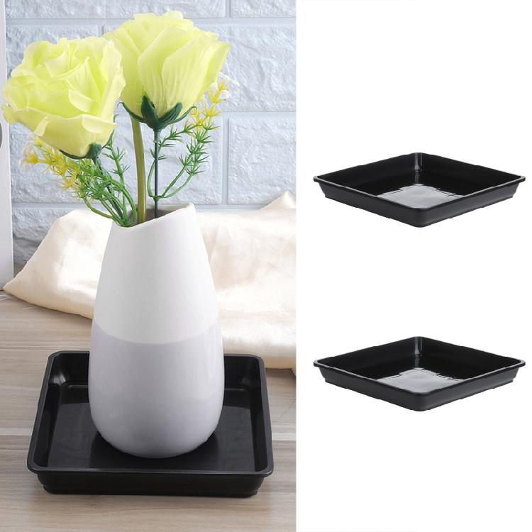 Plastic Flower Pot Drip Trays 2pcs Red Home Garden Yard  Indoor Plants Water