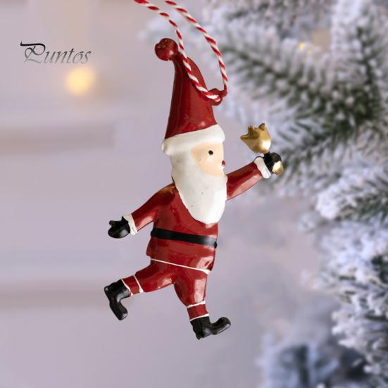 Pendentif de noël exquis en forme d'ange, soldat du père noël, pendentif d'arbre de noël pour décoration festive