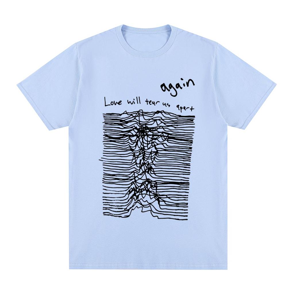 LOVE WILL TEAR US APART Joy Division Vintage T-shirt Unknown Pleasures Cotton Men T Shirt New Tee Tshirt Womens Tops