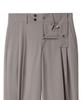 Musinsa Standard Double Button Two-Pleat Wide Slacks [Grayish Beige]
