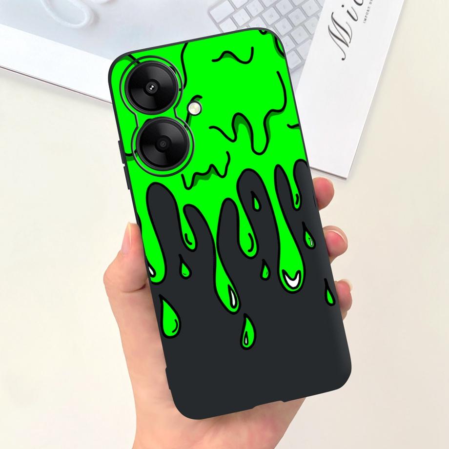 

For Xiaomi Redmi 13C 5G Redmi 13R 5G Case Soft Silicone Phone Cases Butterfly Cactus CAPA For Redmi13C Redmi13R 5G Funda Bumper Redmi 13C 5G