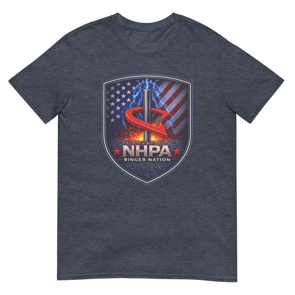 National Horseshoe Pitchers Nhpa Ringer Nation Front TShirt