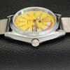 JAPAN VINTAGE REFURBISHED SEIKO 5 AUTOMATIC 6309A MENS YELLOW WATCH a440845-4