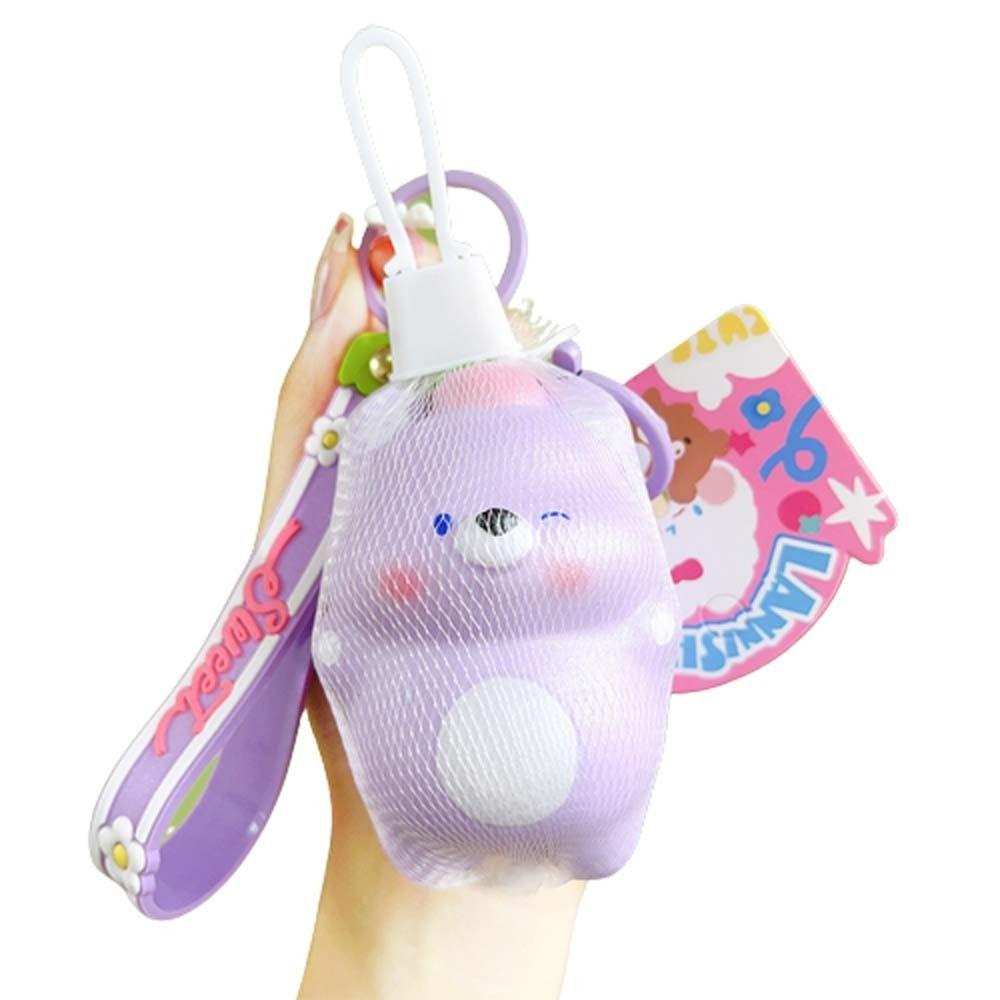 Cartoon Animals Bear PU Slow Rebound Squeeze Bear Fidget Keychain Bear Squeeze Toy  Children Toys