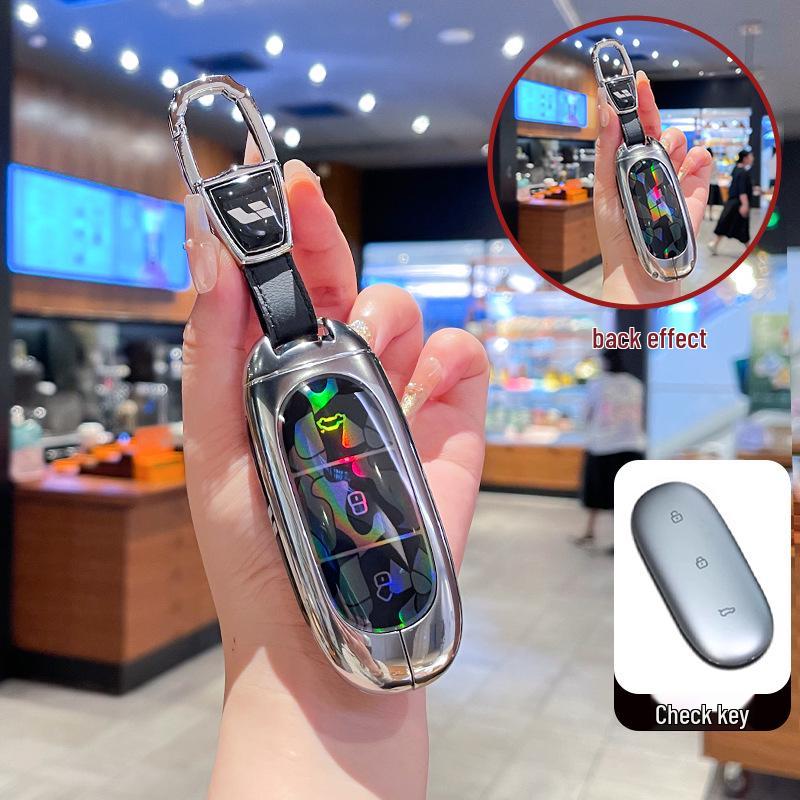 Li Auto Key Cover: Fits 25 L7, 24 L9, One, and L8 Models with Premium Metal Buckle and Full Protection for L6