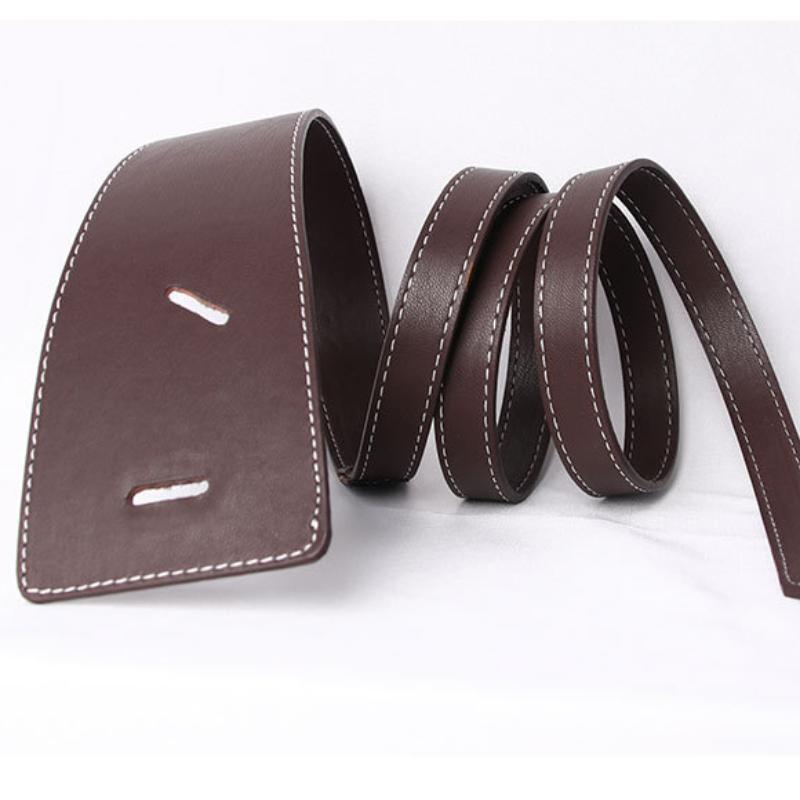 Damen Knotenstil Breiter Bund Schwarz Weiß Kaffee Kamelfarben Kleid Mantel Pullover Dekoration Modischer und Eleganter Gürtel