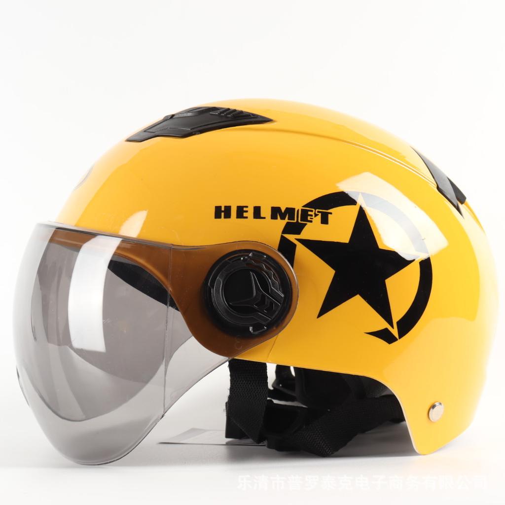 Scooter Bike Open Face Half Baseball Cap Anti-UV Safety Hard Hat Motocross Helmet Safety Motorcycle Helmet Multiple Color