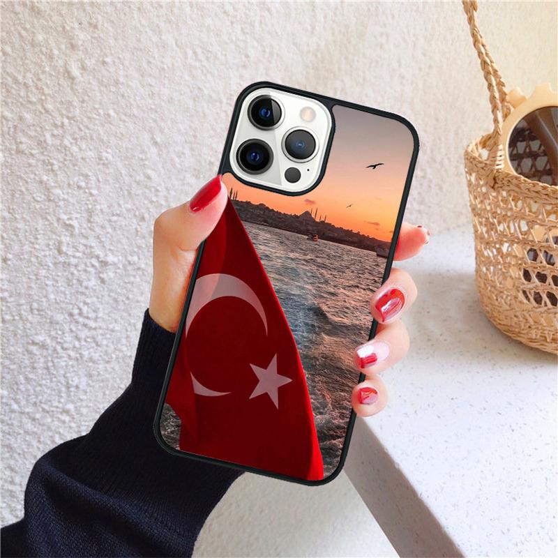 TURKEY TURKISH FLAG Phone Case for iPhone 17 Air 16 PRO MAX 15 14 PLUS 12 11 13 Back Cover Fundas Shell coque