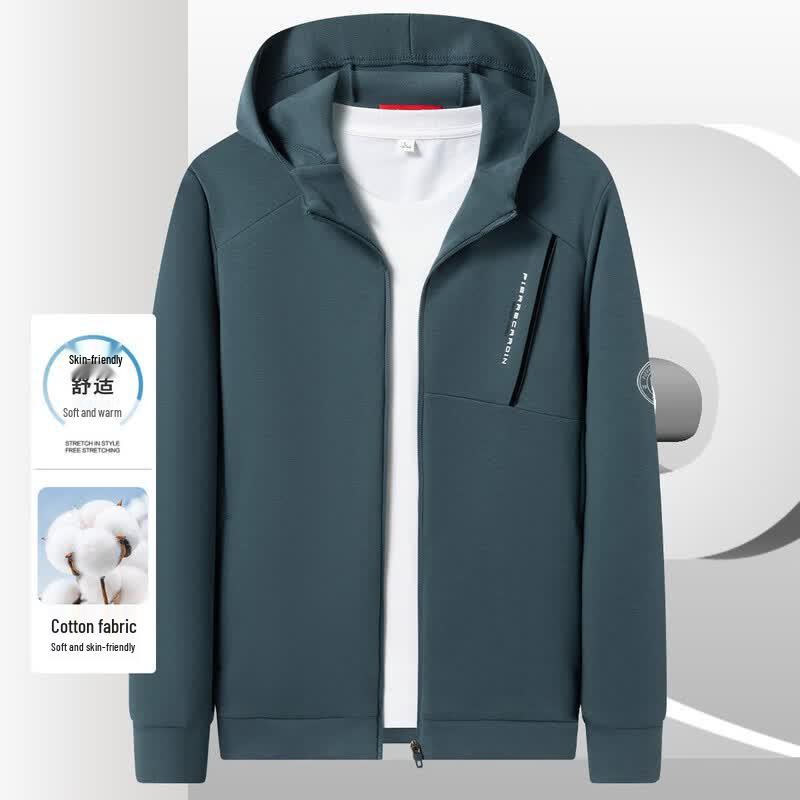 Pierre Cardin Men s Hooded Casual Knit Cardigan 2XL