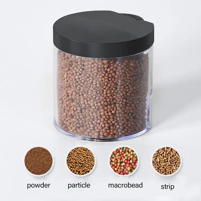 Aquarium Feeder 100ml Smart Timed Feeder, Automatic Fish and Turtle Food Dispenser for Aquariums, Ideal for Vacation Use