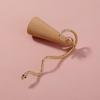 Bisaer Elegant Snake Shape Stud Earrings for Women Fashion Jewelry