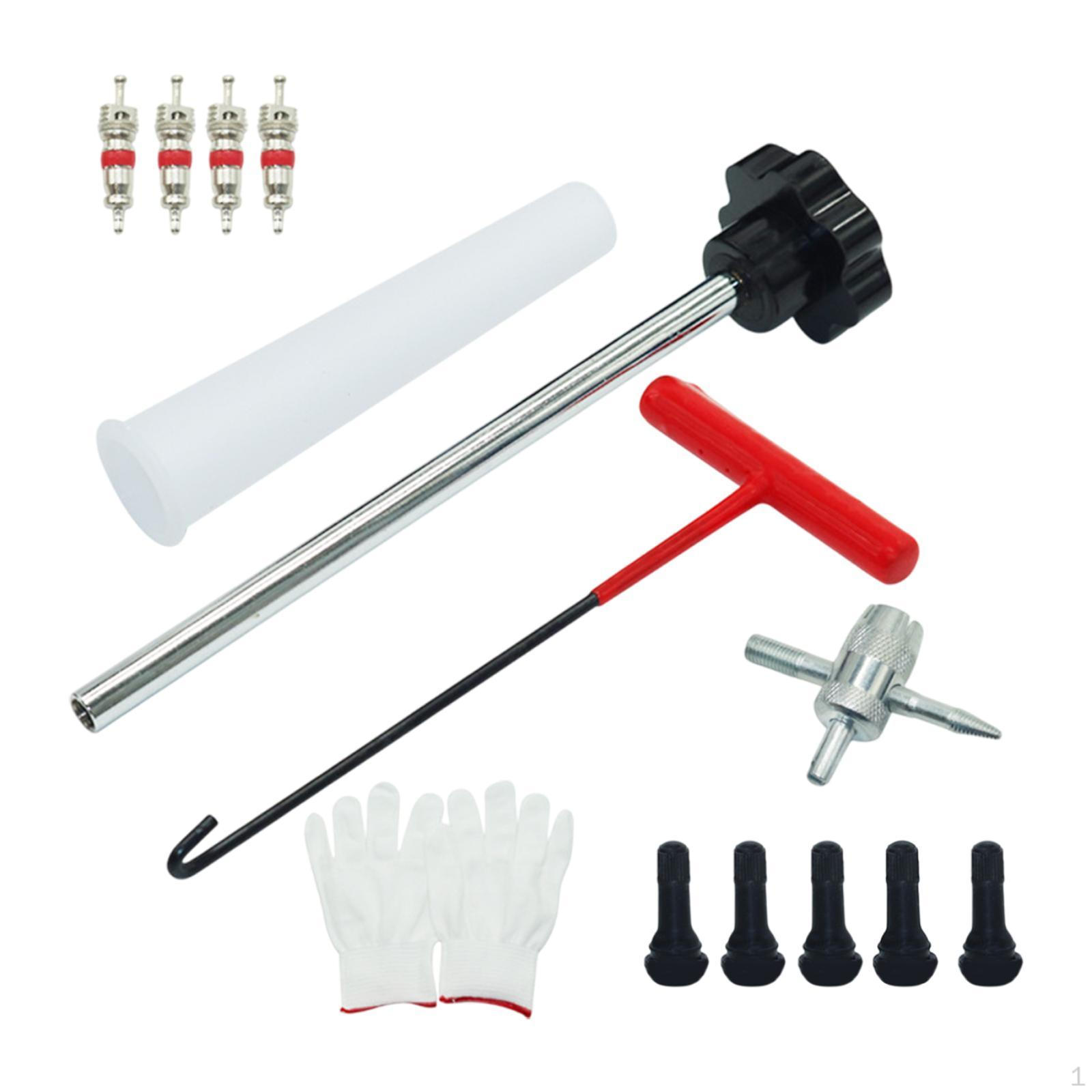 

Набор инструментов для быстрой замены вентиля шины Hook Professional Sturd для квадроцикла 13pcs