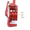 Heavy Duty Manual Bending Tool Brake Pipe Rolling Fuel Line Curving Plier  Brass Copper Tube Pipe