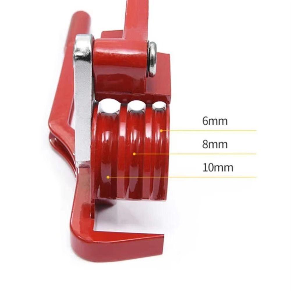 Heavy Duty Manual Bending Tool Brake Pipe Rolling Fuel Line Curving Plier  Brass Copper Tube Pipe