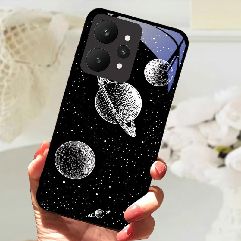 Shockproof Case For Realme 15 5G Phone Cover RMX5106 RMX5105 Tempered Glass Cases For Realme15 Fundas Luxury Protective Shell