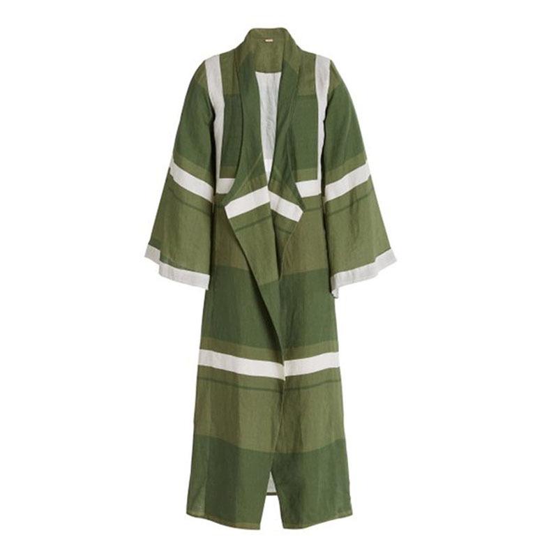 

Трендовый свободный зеленый кардиган: Пляжная накидка от солнца в праздничном стиле для женщин Large