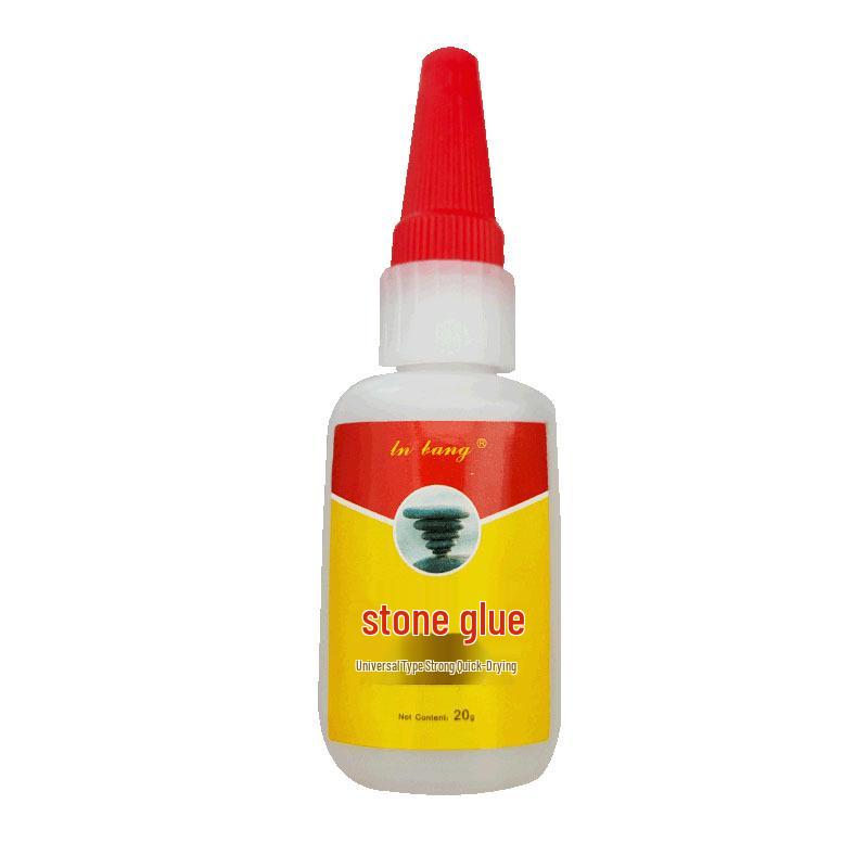 Waterproof Stone & Glass Adhesive for Landscaping, Pebbles, Fish Tanks, and Shells