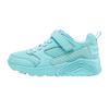 Synthetic Leather Mesh Versatile Comfortable Durable Low-Top Casual Shoes Kids Sneakers Teal 310493L-TURQ