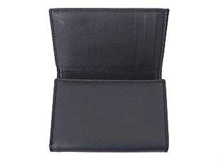 Wallet F23845 Black BLK Calf Leather Trifold Wallet [Coach] (Trifold Wallet) Men's Women's [Outlet Product] [Brand] [Item]