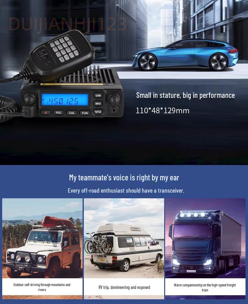 24V HD-6118 High Power 100W Truck Radio for Self-Driving Tours