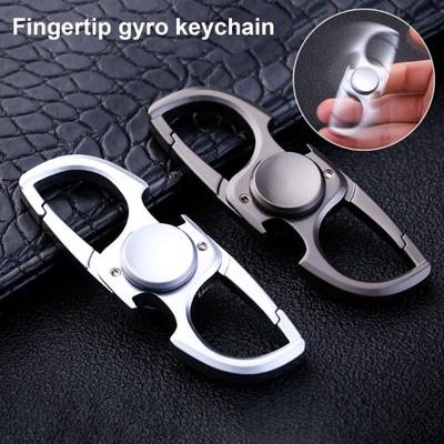 Kolm ühes tsingisulamist roostevabast terasest pinget leevendav sõrmeotstega güroskoop kaasaskantav pudeliavaja