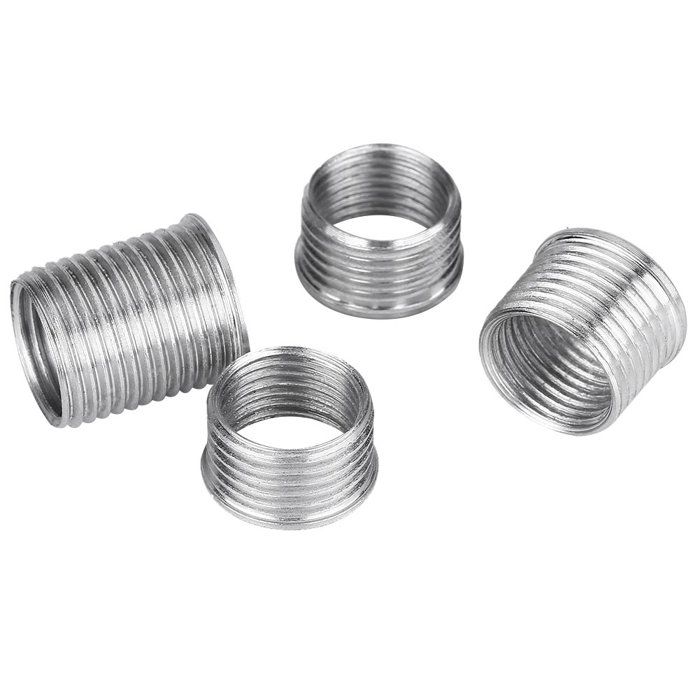 Réparation des bougies d'allumage de 14 mm, 5 Pcs Bougie d'allumage en acier au carbone re-filetage du kit de réparation
