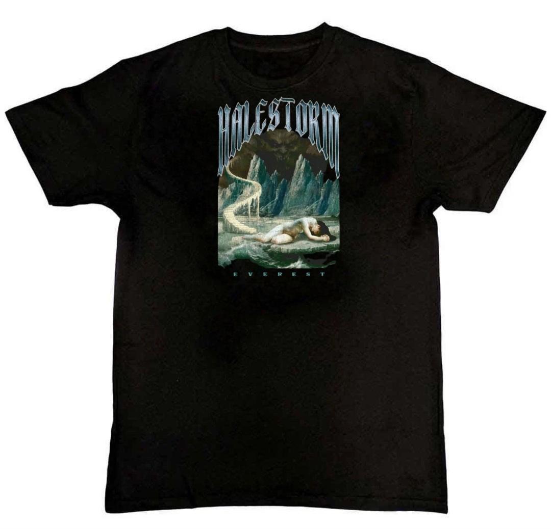 Vtg Halestorm Everest Album Graphic Print Mens T-Shirt L