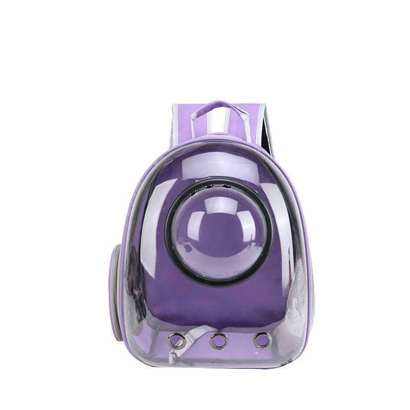 Portable Transparent Cat Backpack: Breathable, Spacious Double-Shoulder Pet Carrier