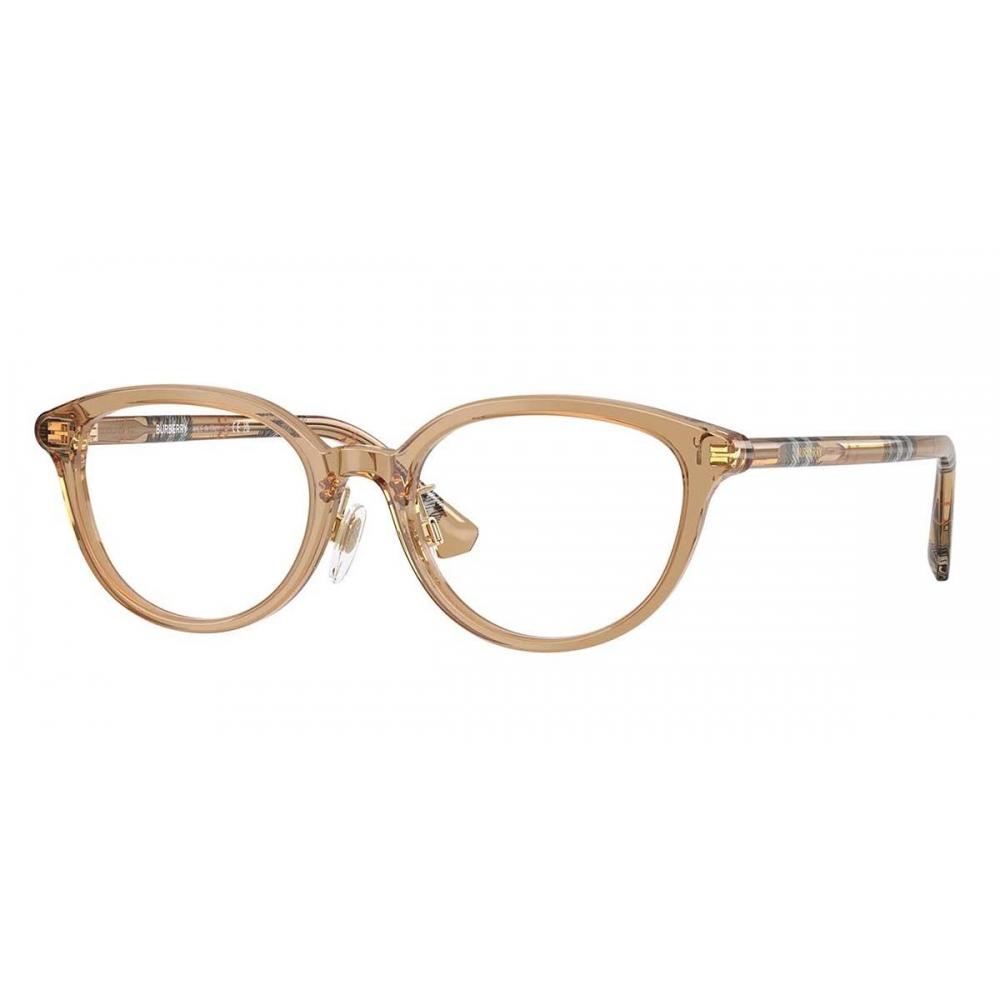 

Burberry Be2435d Asian Fit 4164 Women Eyeglasses Transparent Beige Brown/50-18-145