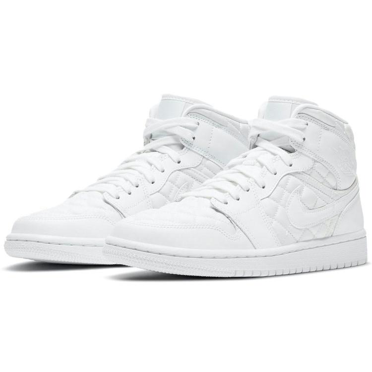 (WMNS) Air Jordan 1 Mid SE 'White Quilted' Women's DB6078-100