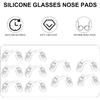 5 Mini Nose Pads Pairs Eyeglass Nose Pads Anti Slip Soft U Shape Silicone Nose Pads Sponge Saddle Bridge Glass Nose Pieces for Glasses Eyeglasses