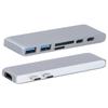 7In1 TypeC High Definition 4K Card Reader Hub Adapter USB3.1 Docking Station