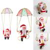 Christmas Ornaments Electric Toy Parachute Santa Clause Tumbling Dancing Decor