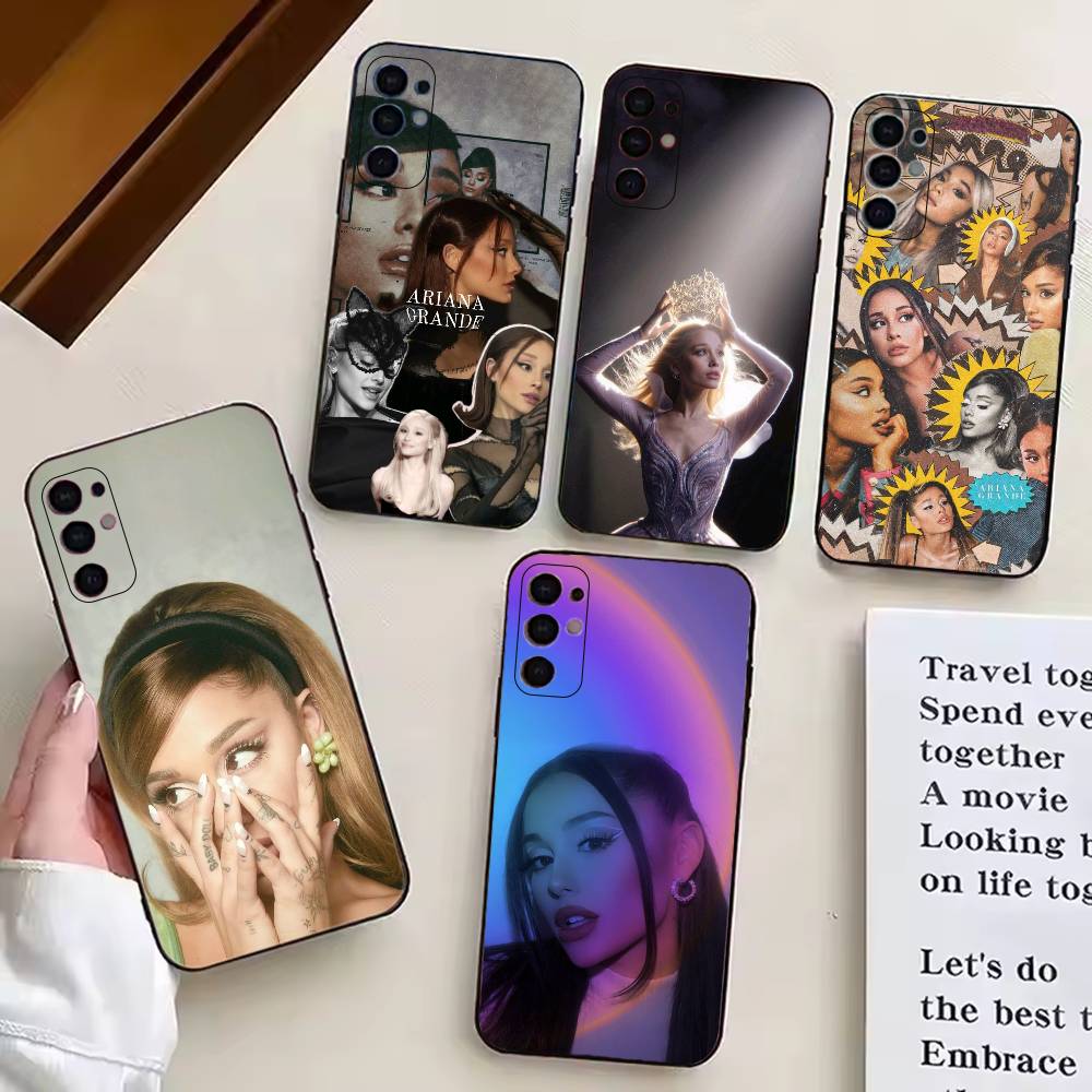 Singer A-Ariana Grande Phone Case For Samsung S25,S24,S21,S22,S23,S30,Ultra,S20,Plus,Fe,Soft Silicone Black Cover