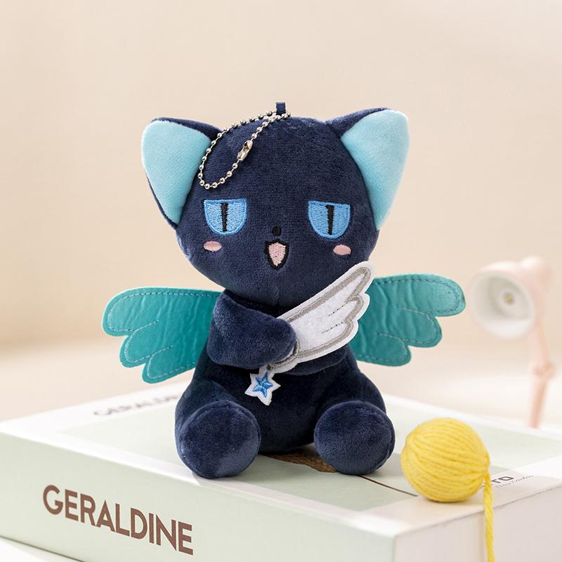 Nice 1pc 13cm Cute Cat With Wing Plush Doll Pendant Doll Beautiful Room Car Bag Decoration Pendant Opening Holiday Gift