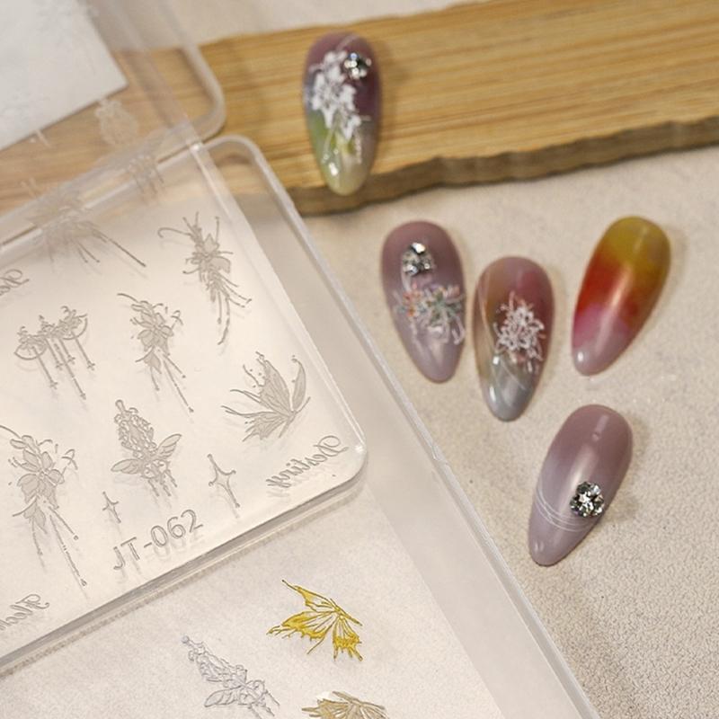 Crystal Silicone Nail Mold Nail Decors Molds Silicone Stamps Nail Decors Mould Nail Decors Stamping Tools for Nail Decor
