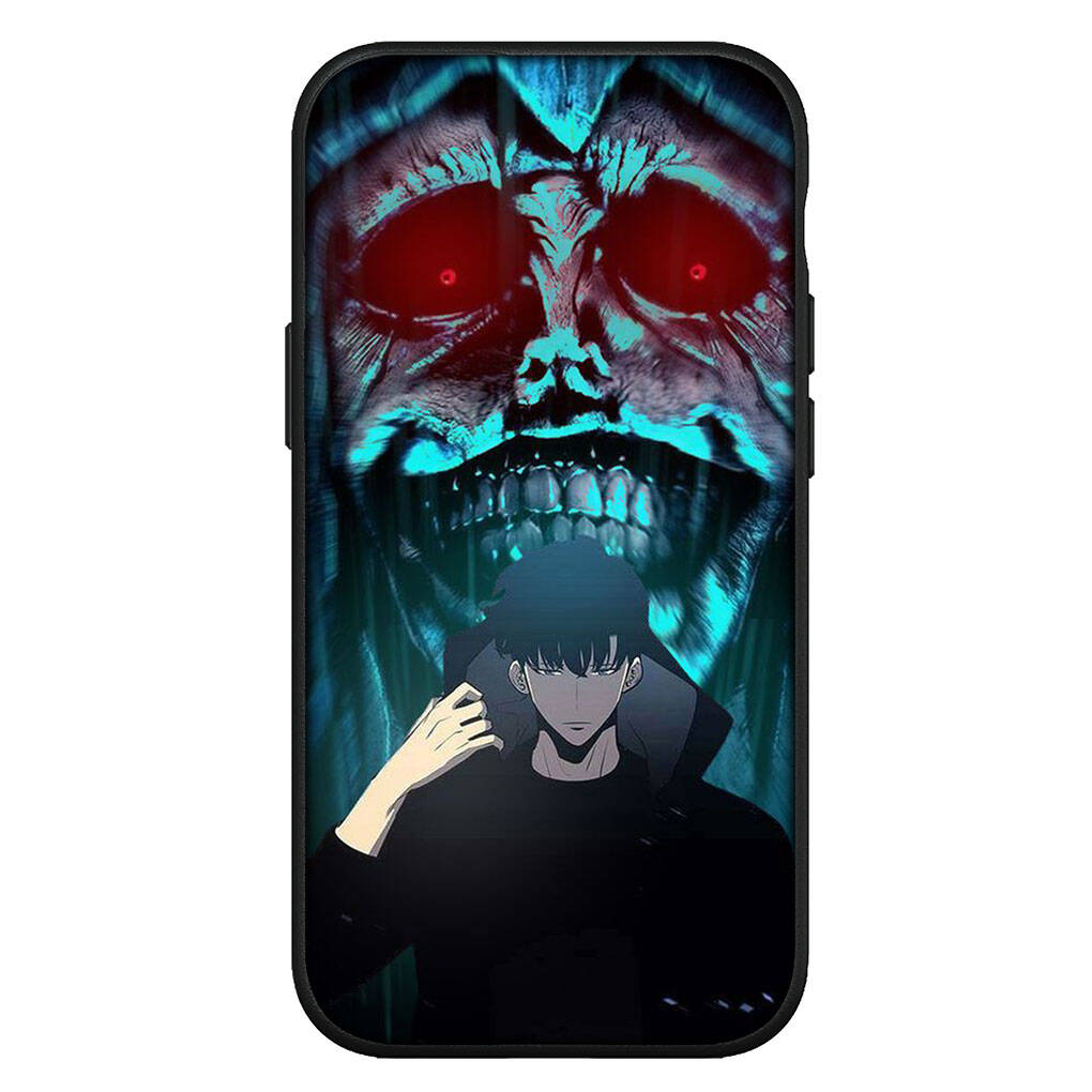for Samsung Galaxy S25 S24 iPhone 17 16 15 Xiaomi Redmi Note 14 13 12 11 Plus Pro Max XR Phone Case Solo Leveling Sung Jinwoo Arise OPPO Huawei Cover