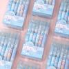 12Pcs Cinnamoroll Sanrio Neutral Pen Cartoon Gel Pen Stationery 0.5mm Black with Metal Hook Office Write Signature Pen